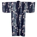 Kimono - Yukata Kirschbl&uuml;te blau