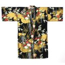 Happi Flower schwarz-gold,105 cm lang