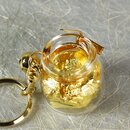 Schl&uuml;sselanh&auml;nger, Blattgold-Fl&auml;schchen